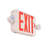 LED Exit Sign with Emergency Lights, Two LED Adjustable Heads Emergency Exit Light with Battery Backup, Combo Red Letter Fire Exit Lighting, Commercial Exit Signs Tested to UL Standards