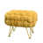 Fausse fourrure ocre