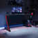 Ergonomic Black Gaming Desk PC Computer Desk Home Office With Headphone Hook