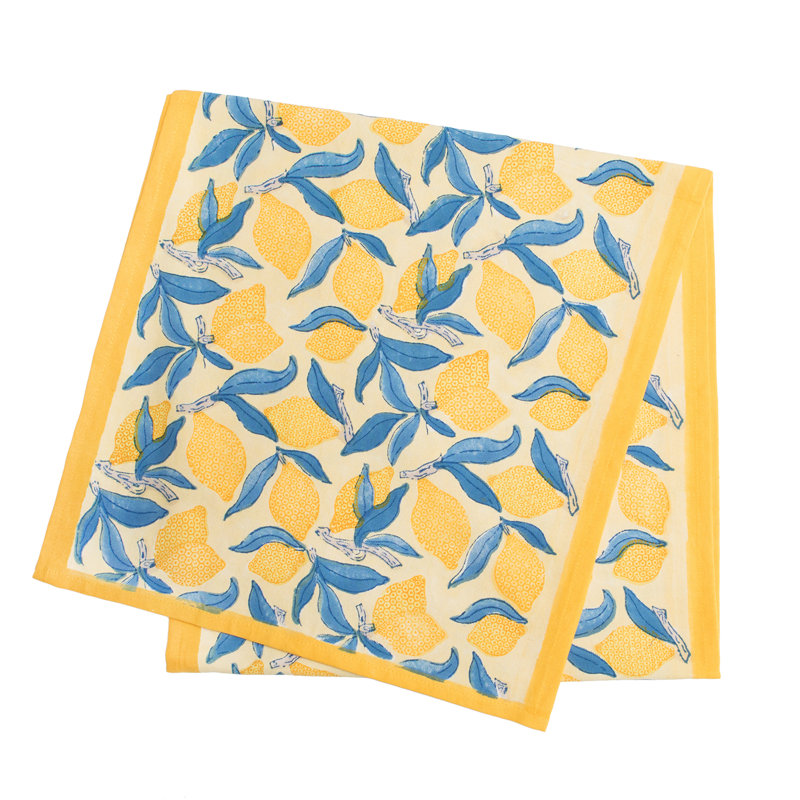 Chemin de table Lemon Tree, l 90 po x L 16 po