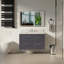 Ensemble de meuble-lavabo mural simple de 36 po Virley-1304302793
