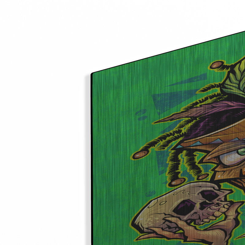 Trinx «It's Tiki Time» par Flyland Designs, art mural en métal, H 36 po x l 24 po