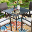 4 - Person Patio Dining Set with Square Table-1217059484-1217059486