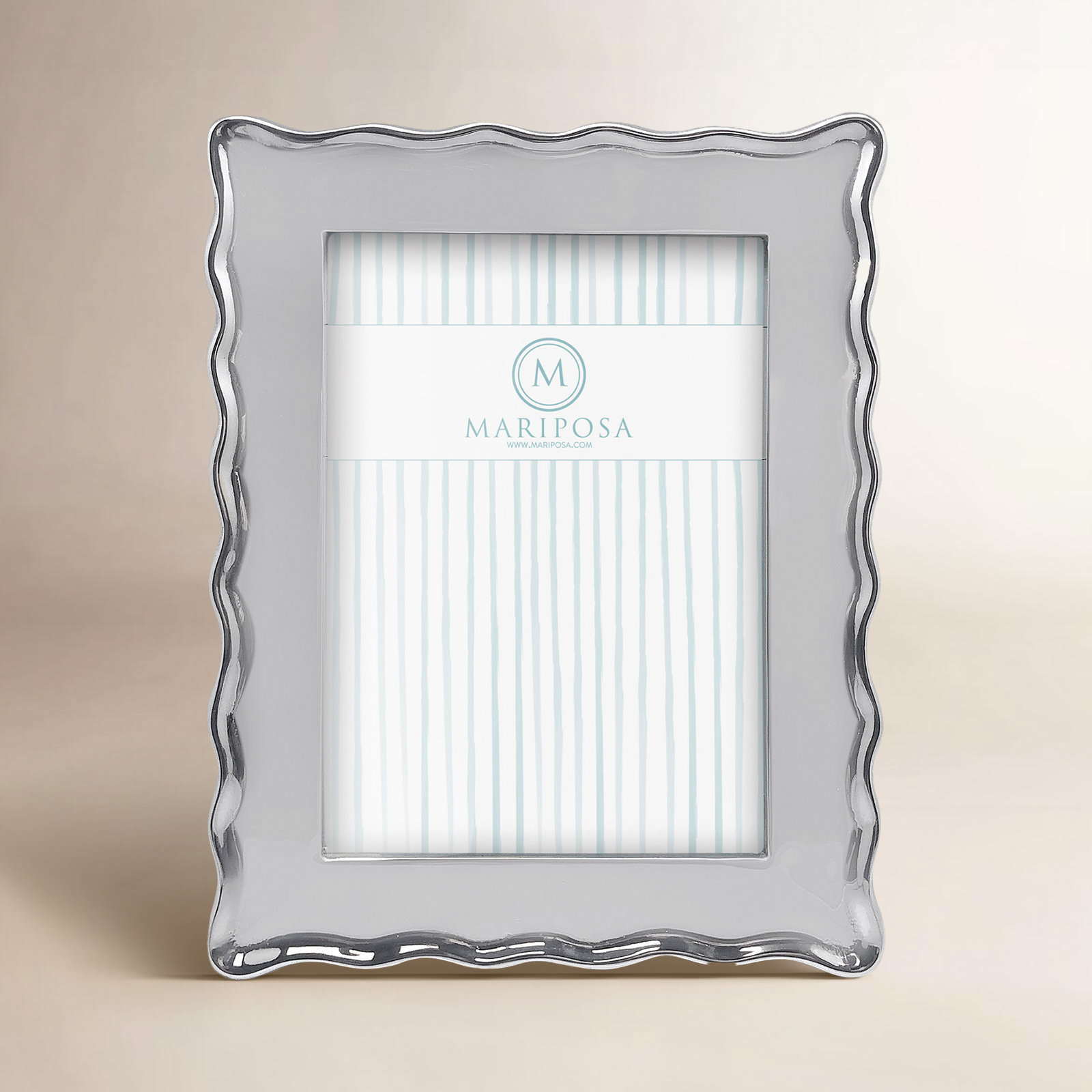 Silver Metal Picture Frame, 5" x 7"