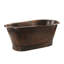 Baignoire 72 "en cuivre martelé de style moderne