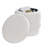 Ayram 15.36" Wide  Multifunctional Swivel Modern Upholstered Bouclé Round Storage Ottoman