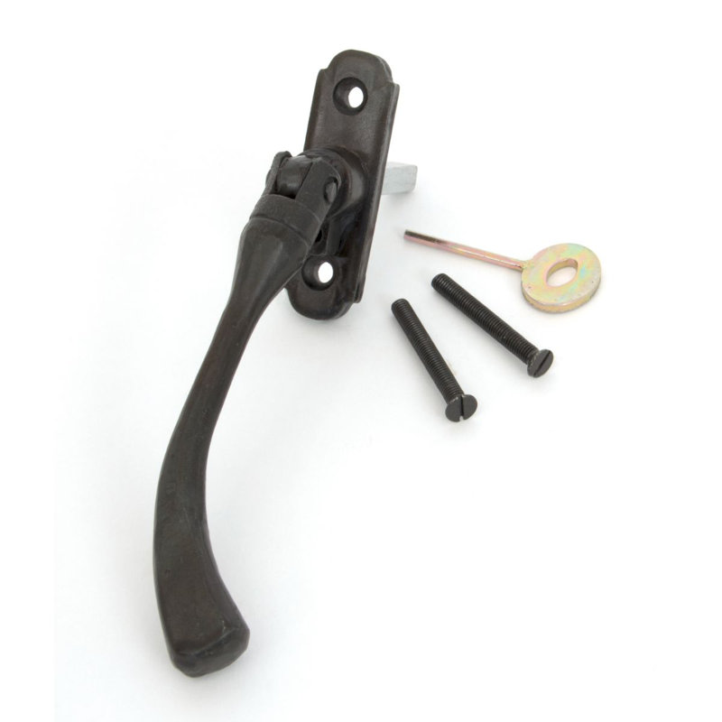 Locking Peardrop Espag Door Accessory, Beeswax
