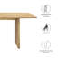 Table de salle à manger Modway Amistad-89025502-89025498