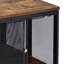 Table basse avec 4 portes coulissantes