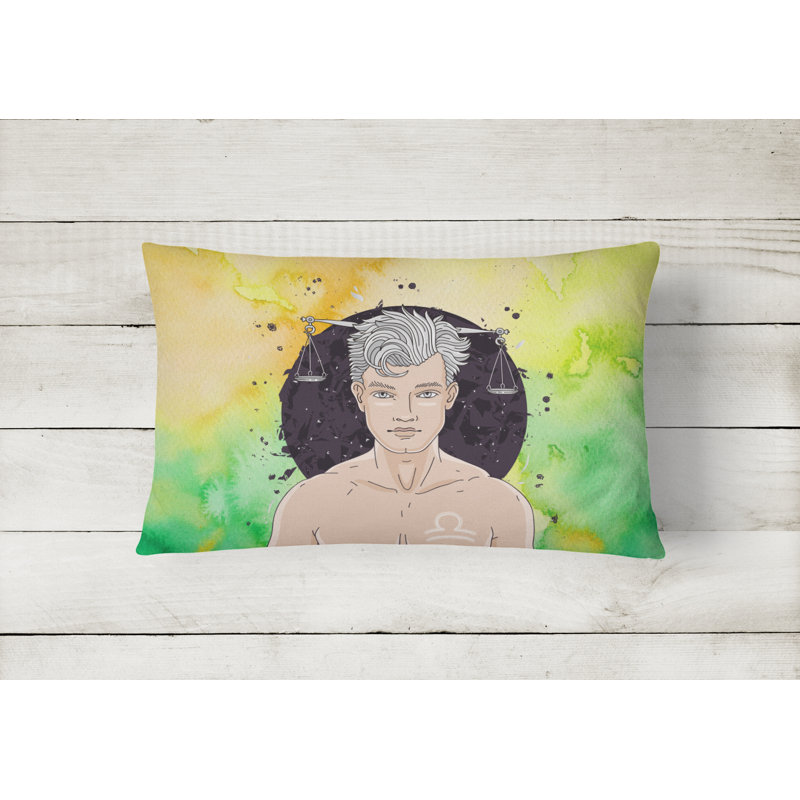 Coussin lombaire à enseignes libra zodiac