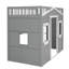 Twin Size House Loft Bed With Ladder-349668065-349668064