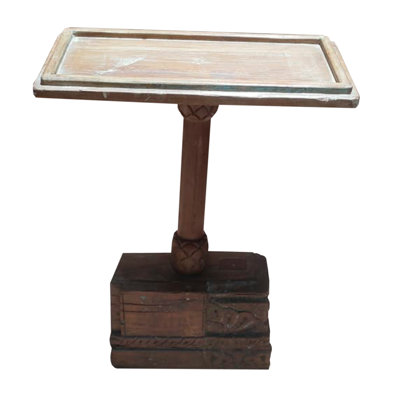 Argjirulla Solid Wood Frame End Table