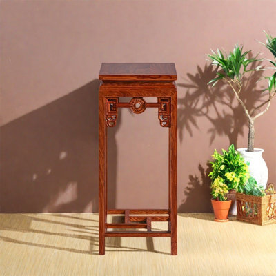 Rosewood flower stand Chinese flower pot storage
