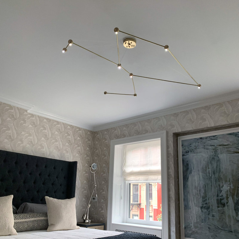 9 - Light Unique Geometric Chandelier