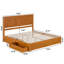 Lit plateforme en bois massif Lamaiyah avec pied de lit et tiroirs de rangement-1898780608-1928436787