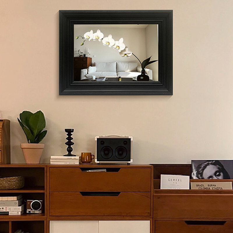 Miroir mural rectangulaire, 17.72" H x 23.62" W