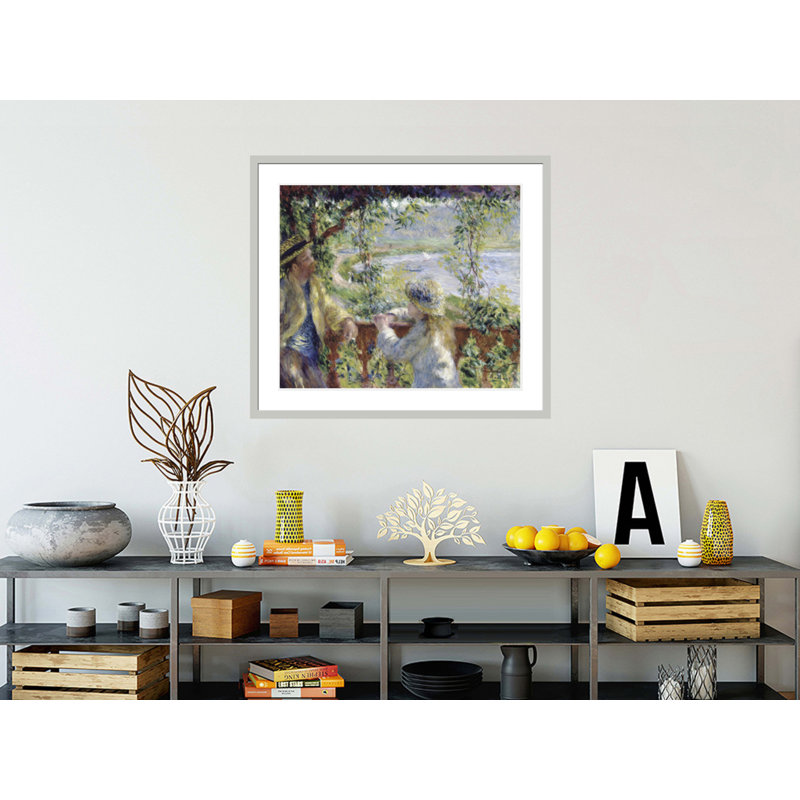 «By the Water» par Pierre-Auguste Renoir, impression giclée encadrée, 33,5 po H x 38,27 po L