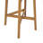 Set Of 2 Outdoor Patio Barstool, Teak Finished Wood With Light Grey PE Wicker-135395644