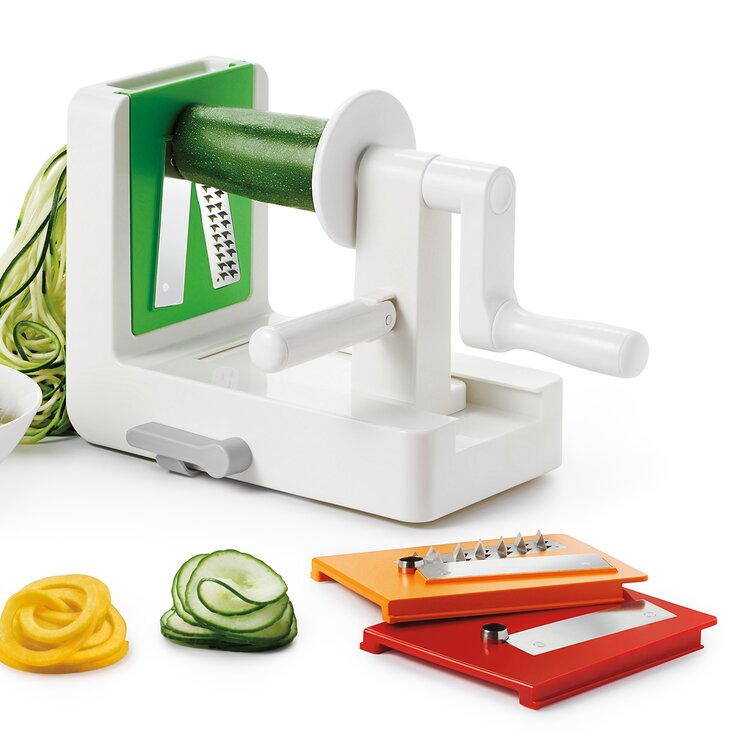 OXO 11151400 Good Grips 3-Blade Tabletop Spiralizer, White