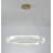 Sabbir LED Chrome Halo Chandelier With Clear Crystal Accents-1919979961