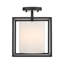 Luminaire suspendu carré à 1 lumière Hodder