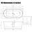 65.55'' x 31.1'' Freestanding Soaking Acrylic Bathtub