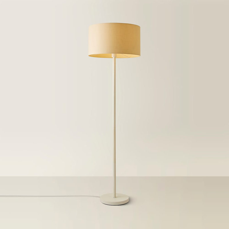 Romeir 148cm Matte Traditional Floor Lamp, Natural, No