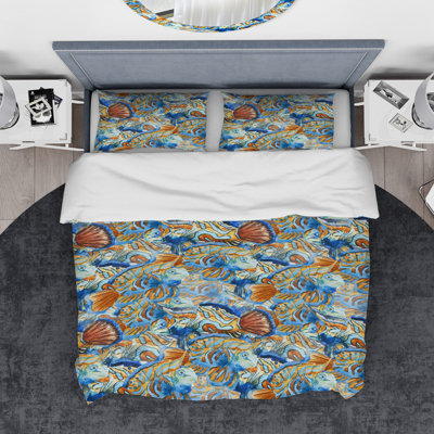 Coastal Polyester Duvet Cover