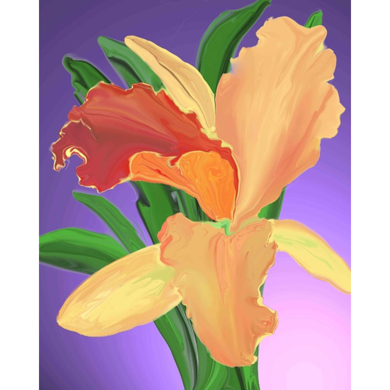 Plants & Flowers Non-Wall Damaging Wall Decal, 36" H x 29" W