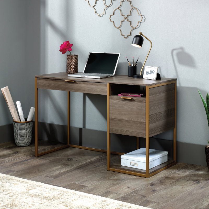 Bureau International Lux International, Brun foncé/or