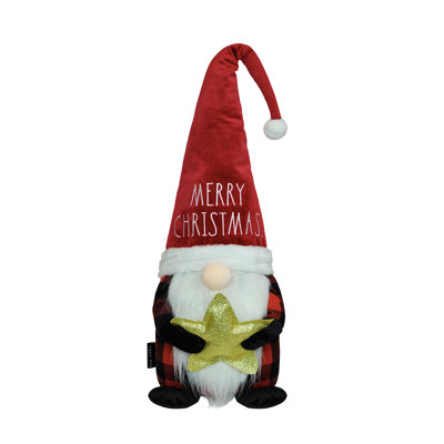 Gnome du Père Noël en peluche Rae Dunn