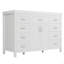 Meuble-lavabo 48 po avec lavabo, 2 portes et 8 tiroirs, système de fermeture en douceur, conception classique-435630834