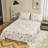 100% Cotton Floral Flat Sheet-1160028908