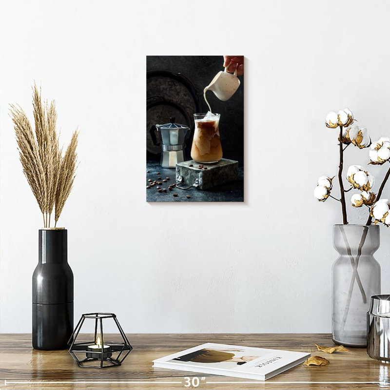 Yarlin Iced Coffee, 12" H x 8" W