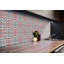Self Adhesive Vinyl Splashback Sticker Wall Tiles Wall Stickers 39,37x19,68 Inch Tile Peel and Stick