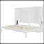 Grand lit escamotable mural, blanc