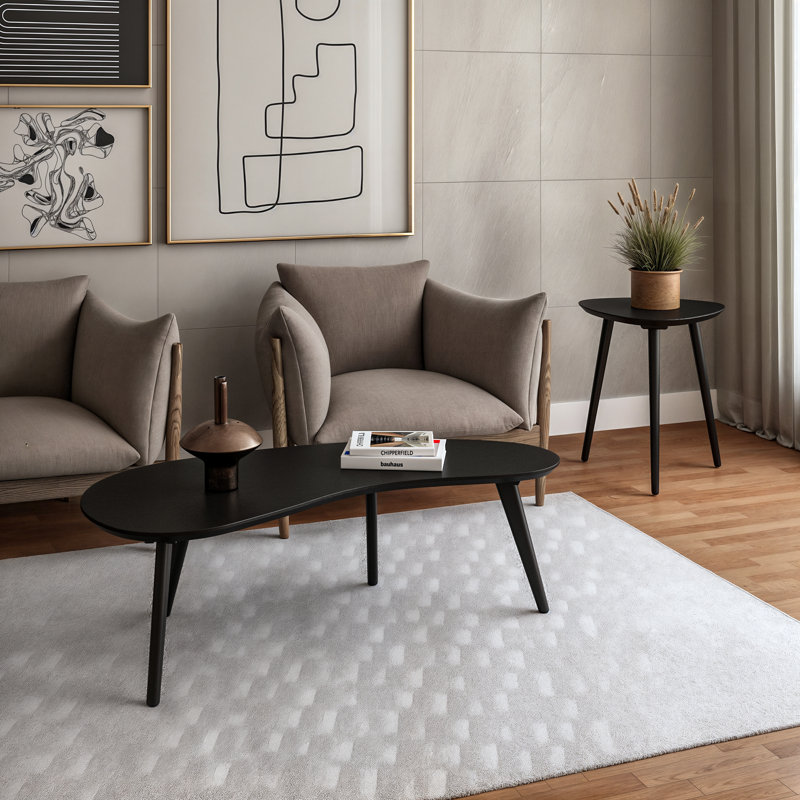 Table basse Chandrima, Noir