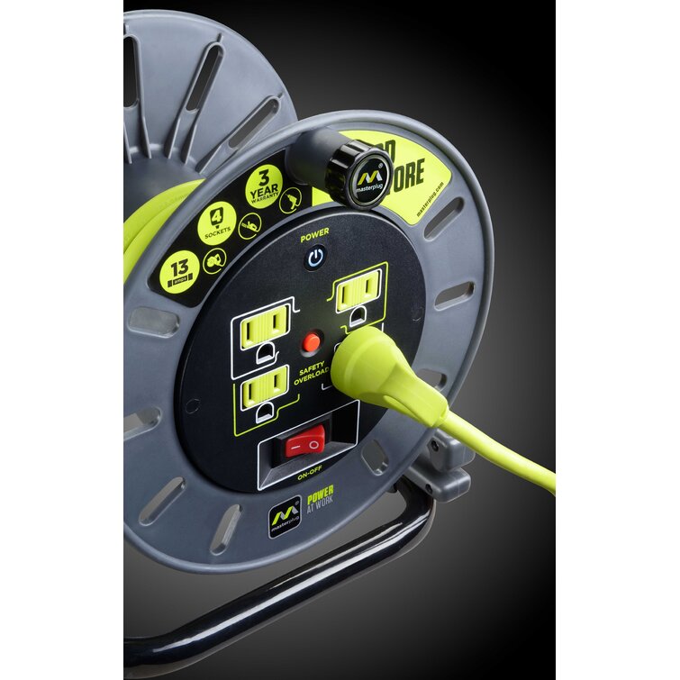 Luceco Masterplug 80Ft Extension Cord Reel & Reviews