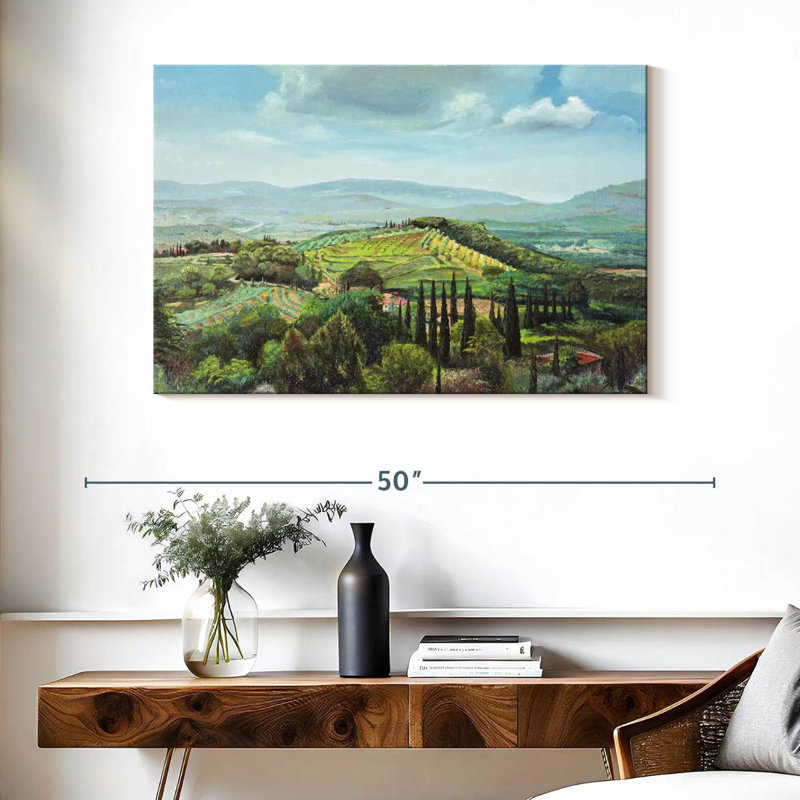 Alvord Rolling Hills Pistoia Toscane, H 26 po x l 39 po