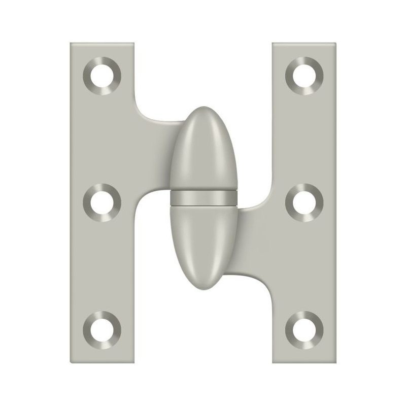 Hinge, Brushed Nickel, Right Hand