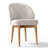 46"-83" Extendable Round To Oval Dining Set With Upholstered Barrel Chairs-632442040