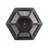 Polaris Black 1-Bulb Solar Powered Outdoor Barn Light with Dusk to Dawn