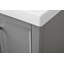 Meuble-lavabo simple 20 po avec plateau en céramique Cheriton-871462459