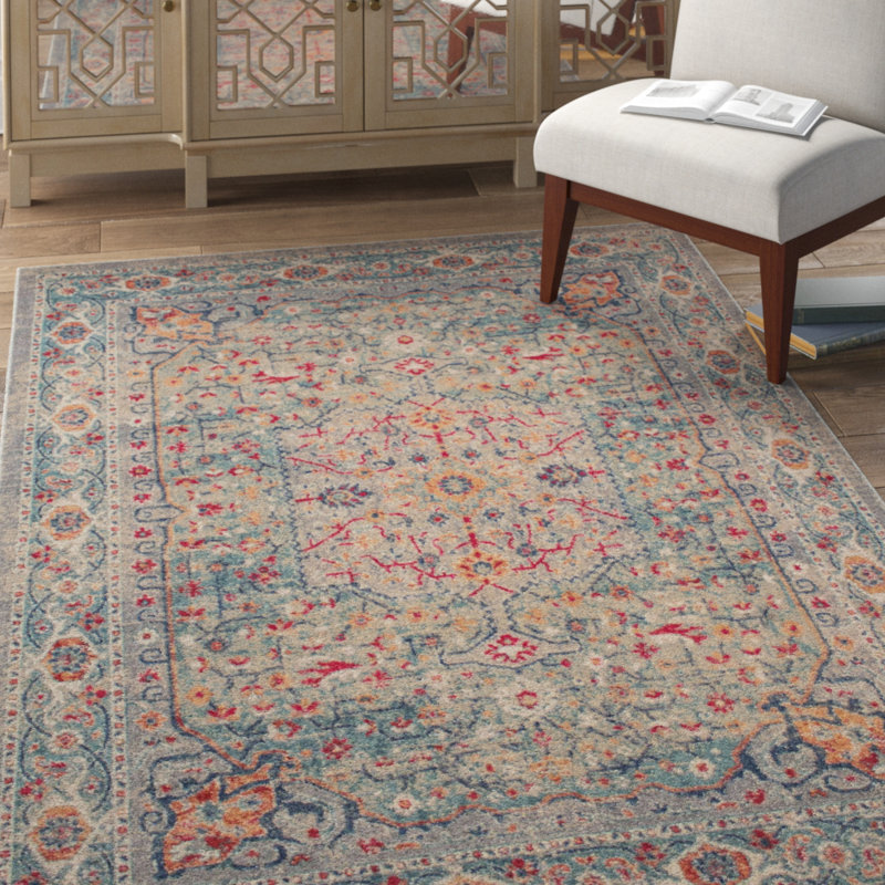 Larrison Oriental Indoor Rug, Rectangle 5'3" x 7'6"
