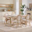Ensemble de 2 chaises de salle à manger de style champêtre