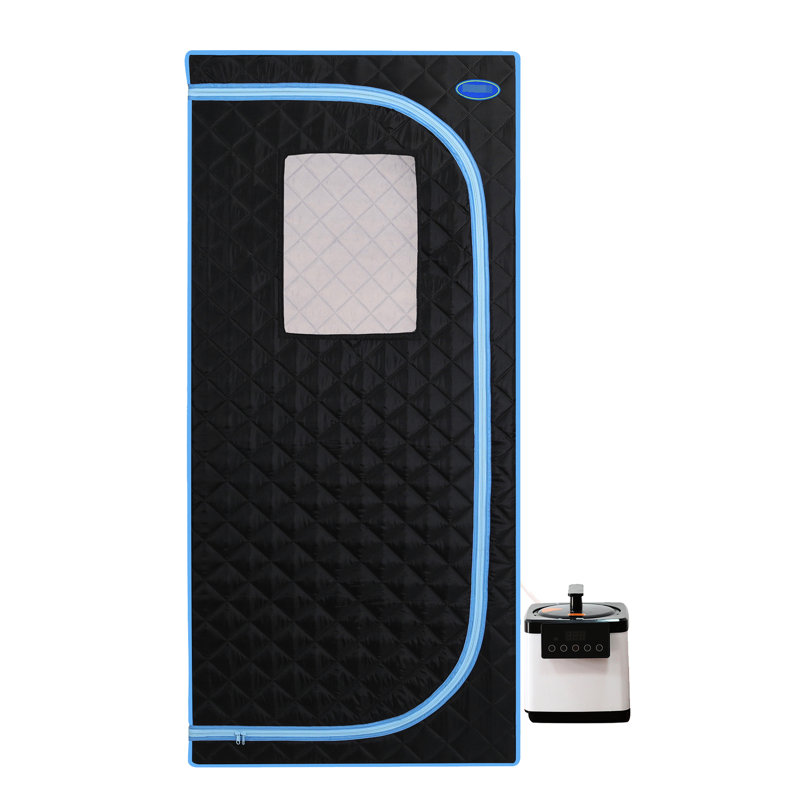 Full Body Spa - 360 Steam Nozzles 14.25 Inch Carton Height Black Binding For Home Use Detoxify & Rejuvenate 12.5 Width