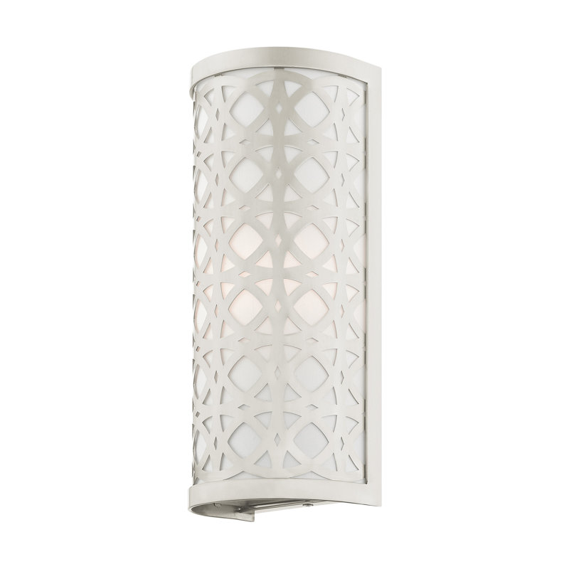 Eraman Flush Mounted Sconce, Brushed Nickel