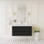 Meuble-lavabo flottant 42 po avec lavabo, meuble-lavabo mural moderne avec lavabo à surface solide et tiroirs à fermeture en douceur, bois espresso GF-24V11-42EW-W1573P388434-971232590-971232592