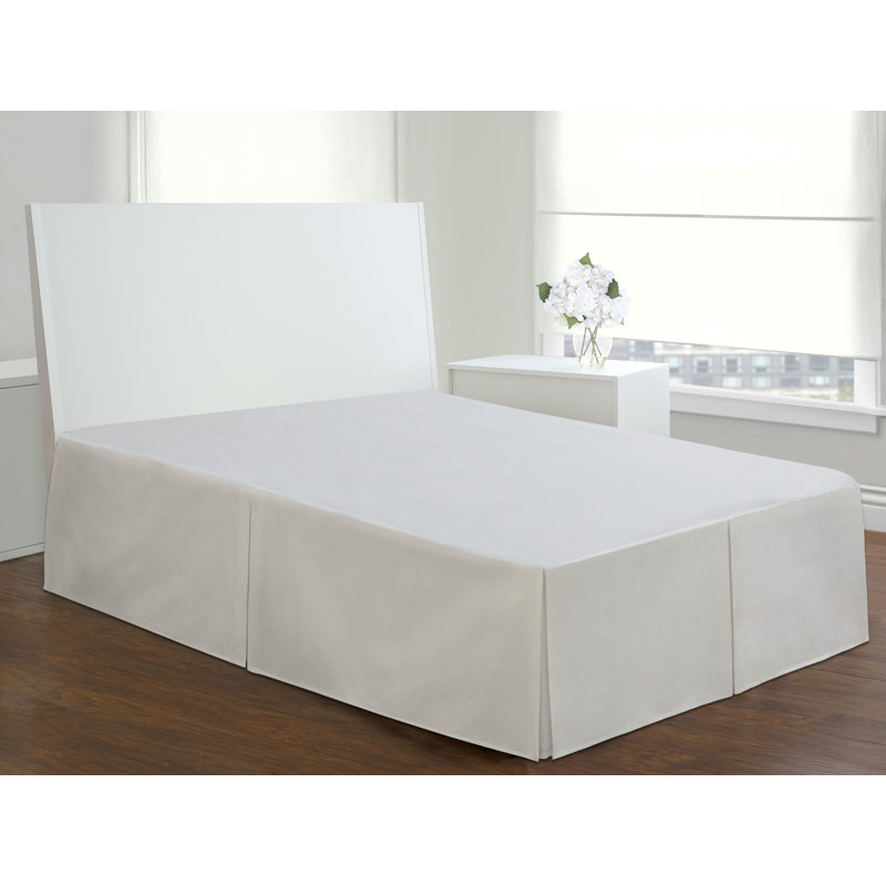 Jupe de lit 14 po en microfibre sur mesure Today's Home, Jumeau, Blanc