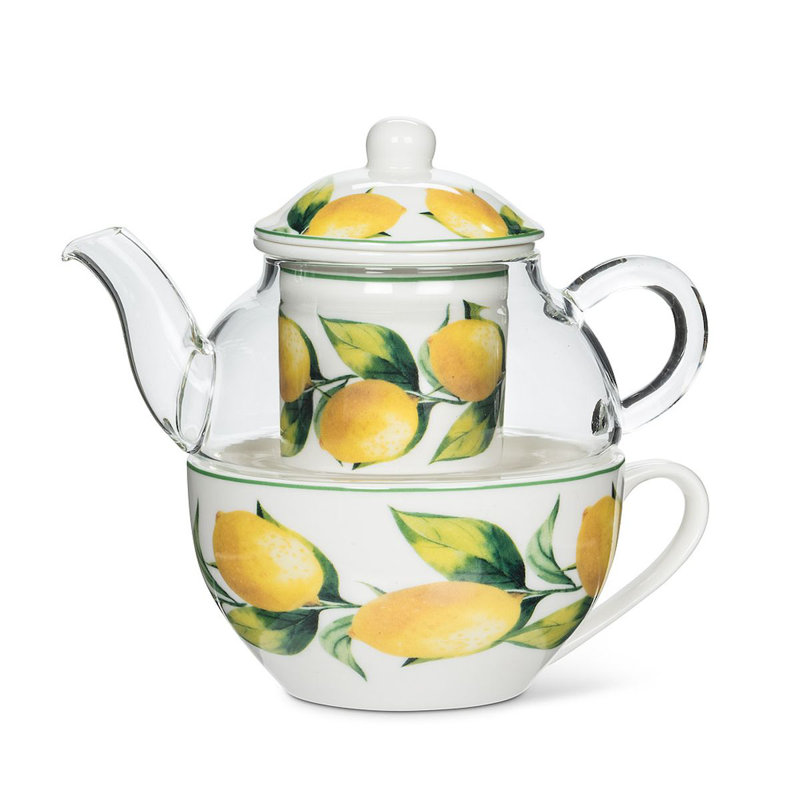 Ensemble de thé en porcelaine tendre Cabello